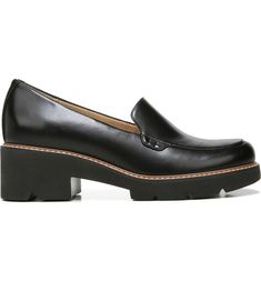 Naturalizer Cabaret Platform Lug Sole Loafer - Wide Width Available (Women) | Nordstromrack Synthetic Loafers With Arch Support For Work, Workwear Synthetic Loafers With Arch Support, Spring Workwear Loafers With Arch Support, Comfortable Synthetic Loafers For Fall, Formal Synthetic Loafers With Arch Support, Spring Synthetic Platform Loafers, Elegant Workwear Loafers With Arch Support, Classic Synthetic Slip-ons For Fall, Synthetic Platform Loafers For Work