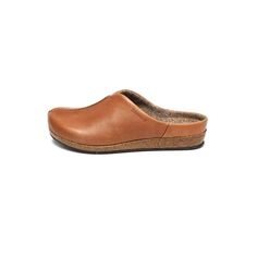 Women's 'Maria' Mule – Stegmann Clogs Leather Footbed Slip-on Mules For Everyday, Brown Plain Toe Mules With Cushioned Footbed, Leather Slippers With Removable Insole For Everyday Use, Everyday Leather Slippers With Removable Insole, Cork Clogs With Cushioned Footbed, Slip-on, Cork Clogs With Cushioned Footbed, Closed Toe Cork Clogs With Leather Footbed, Cork Clogs With Removable Insole And Round Toe, Cork Clogs With Removable Insole