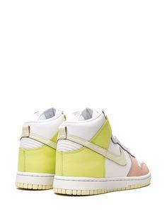 Shop Nike Dunk High sneakers with Express Delivery - FARFETCH Lemon Twist, High Sneakers, Nike Dunk High, Dunk High, Swoosh Logo, Nike Dunk, Nike Dunks, Mary Jane Sneaker, Sneakers White