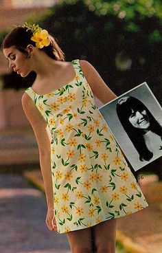 70s Summer Dress, Colleen Corby, 1960s Dresses, 1960 Fashion, Patron Vintage, Fashion 1960s, Swinging Sixties