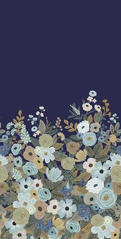 an image of flowers on a dark blue background