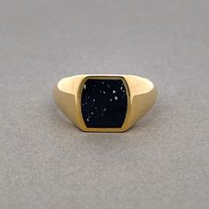 Ring Cremation Curved Signet Ring Modern Black Oval Signet Ring, Adjustable Black Signet Ring With Polished Finish, Modern Onyx Signet Ring For Gift, Modernist Black Signet Ring With Polished Finish, Modern Yellow Gold Onyx Signet Ring, Cremation Rings, Cremation Ring, Shipping Envelopes, Losing A Loved One