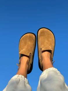 Comfy Suede Clogs - Etsy Summer Suede Slip-ons With Round Toe, Casual Suede Slip-ons With Suede Lining, Spring Suede Slip-ons With Leather Footbed, Spring Clogs With Cushioned Footbed For Everyday, Spring Everyday Clogs With Cushioned Footbed, Casual Mules With Rubber Sole For Everyday, Casual Everyday Mules With Rubber Sole, Everyday Spring Clogs With Round Toe, Everyday Round Toe Clogs For Spring