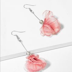 Adorable Pink Flower Dangle Earrings. Perfect For All Your Outfits This Summer. Eardrop 3” Flower Dangle Earrings, Flower Drop Earrings, Earrings Color, Pink Flower, This Summer, Pink Flowers, Pink Ladies, Medicine, Dangle Earrings