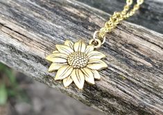 Sunflower Necklace. Choose Your Color. Gift For Wedding, Bridesmaids, Kids, Anniversary, Birthday, Christmas. by TreeTownPaper on Etsy Adjustable Gold Sunflower Jewelry, Adjustable Gold Jewelry With Sunflower Design, Anniversary Gold Jewelry With Sunflower Design, Yellow Gold Jewelry With Sunflower Design As Gift, Dainty Sunflower Jewelry As A Gift, Yellow Sunflower Print Jewelry For Gift, Yellow Sunflower Print Jewelry As Gift, Yellow Sunflower Print Jewelry Gift, Dainty Sunflower Design Jewelry As Gift