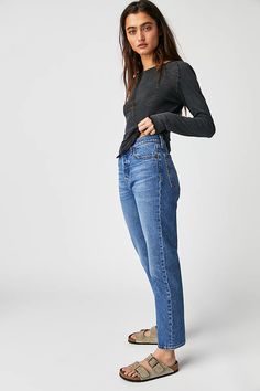 Levi's Wedgie Straight Jeans | Free People