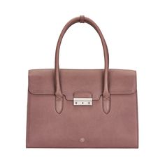 Luxury Ladies Leather Tote Bag for Laptop | 25-Year Warranty | Maxwell-Scott® Elegant Textured Leather Briefcase, Elegant Textured Leather Satchel For Office, Classic Briefcase With Silver-tone Hardware For Work, Elegant Textured Leather Tote Briefcase, Taupe Travel Bag With Palladium Hardware, Elegant Business Briefcase With Silver-tone Hardware, Elegant Briefcase With Silver-tone Hardware For Office, Elegant Travel Briefcase With Silver-tone Hardware, Elegant Office Briefcase With Silver-tone Hardware