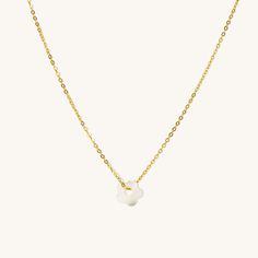 Elevate your style sustainably with our Flower Pearl Necklace - a dainty piece made for everyday wear. Made with gold filled or sterling silver, this necklace is tarnish-resistant and gentle on sensitive skin, making it your favorite piece to wear all day, every day. Dress it up for a night out or dress it down for a coffee run, and you'll look and feel your best, no matter the occasion! DETAILS 14k gold filled -or- sterling silver chain, clasp, & findings 10mm mother of pearl flower charm Neckl Everyday 14k Gold Necklaces With Flower Charm, Everyday 14k Gold Necklace With Flower Charm, Dainty Flower Pendant Jewelry For Everyday, Minimalist Everyday Jewelry With Flower Charm, Delicate Flower Pendant Jewelry For Everyday, Minimalist Necklace With Flower Charm For Everyday, Minimalist Flower Charm Necklace For Everyday Wear, Everyday Delicate Flower Pendant Jewelry, Delicate Everyday Flower Pendant Jewelry