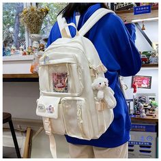 Books Accessories, Kawaii School, Kawaii Backpack, Kawaii Things, Student Bag, Smart Gadget, Fancy Bags, School Readiness, Cute Backpacks