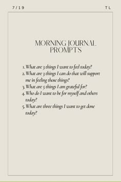 Meditation Journal Aesthetic, Questions To Ask Yourself In The Morning, Meditation For Happiness, Morning Journaling Questions, Uplifting Journal Prompts, Morning Journal Ideas Writing Prompts, Positive Morning Journal Prompts, Morning Journal Prompts Aesthetic, Journal Prompt Morning