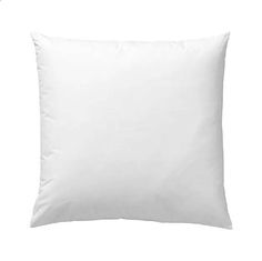 a white pillow on a white background