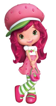 "GREAT GALLOPING GOOSEBERRIES!!!" Strawberry Shortcake is the main protagonist of Berry Bitty...                                                                                                                                                                                 More Strawberry Shortcake Pictures, Raspberry Torte, Green Scrunchie, Strawberry Shortcake Cartoon, Strawberry Shortcake Characters, Cartoon Girl, 영감을 주는 캐릭터, Blue Berry Muffins