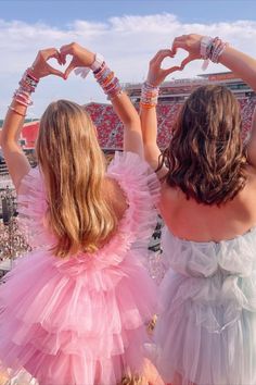 Sassy Girls spotted out and about wearing Sassy Shortcake Ruffle Tulle Dress, Pink Princess Dress, Taylor Swift Party, V Neck Design, Tulle Material, Tulle Homecoming Dress, Short Homecoming Dresses, Tiered Ruffle Skirt, Taylor Swift Cute