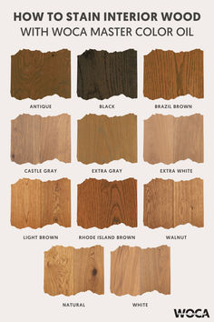 how to stain interior wood with voca master color oil info sheet by vcca