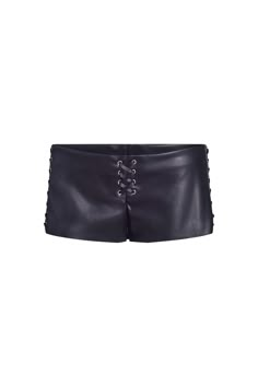 RAMONA SHORT - BLACK – I.AM.GIA North America Mini Shorts Outfit, Dolphin Silhouette, Rave Fits, Black Leather Shorts, Hot Short, A Dolphin, Coachella Outfit, Hot Shorts, Mini Shorts