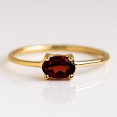 Local Eclectic, Red Rings, Vintage Style Engagement Rings, Elegant Engagement Rings, Handmade Engagement Rings, Solid Gold Band, Versatile Jewelry, Gemstone Engagement, Zircon Ring