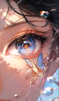 @araliaart Fantasy Eyes Art, Handy Wallpaper, Eyes Artwork, Abstract Art Wallpaper, Flower Art Images, Girly Art Illustrations, Digital Art Anime