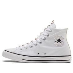 Shoe Inspo For School, White All Star Converse Outfit, White Converse Shoes Outfit, White Converse High Tops Outfit, Converse All White, White Hightop Converse, All Star Converse Outfit, White Converse Outfit, Converse Shoes White