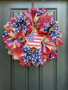 Rustic Star Wreath - Rustic Star Wreath - The Wreath Shop Watermelon Wedding, Western Wreaths, Tulip Centerpiece, Red White Blue Wreath, Star Wreath, Classic Wreath, Candle Ornament, Floral Grapevine, Easter Egg Wreath