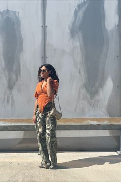 Simple outfits are some of the best #simpleoutfitblackgirl #Cargopantsoutfit #homecomingoutfitsblackgirl Chic Cargo Pants With Pockets For Day Out, Trendy Wide Leg Camouflage Cargo Pants, Military Style Cargo Jeans For Spring, Fall Camouflage Parachute Pants With Cargo Pockets, Spring Camouflage Cargo Pants, Wide Leg Cargo Pants With Pockets For Day Out, Wide Leg Cargo Pants For Fall Day Out, Trendy Camouflage Cargo Pants For Spring, Trendy Camouflage Cargo Pants