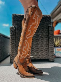 The Vegas Faggio Boots- Liberty Black – Lost Creek Boutique LLC Dress With Tall Cowboy Boots, Cowgirl Boots With Dress, Over The Knee Cowboy Boots, Tall Cowgirl Boots, Country Prom, City Boots, Liberty Black Boots, Western Grunge, Cowgirl Boots Outfit