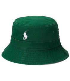 Polo Ralph Lauren Chino Bucket Hat | Dillard's Classic Summer Hats With Embroidered Logo, Classic Summer Hat With Embroidered Logo, Classic Cotton Hat With Curved Brim, Classic Cotton Bucket Hat For Spring, Adjustable Canvas Hat With Embroidered Logo, Casual Solid Color Canvas Hats, Solid Color Cotton Sun Hat With Flat Brim, Solid Cotton Sun Hat With Flat Brim, Solid Color Flat Brim Bucket Hat