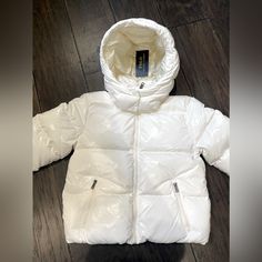 Polo Ralph Lauren Girl’s Cream Puffer Jacket With Detachable Hood Age 6x Gorgeous Jacket Water Resistant, Very Warm Puffer Jacket/ Coat Holiday Cream Color White Puffer Jacket With Detachable Hood For Outdoor, White Puffer Jacket With Detachable Hood For Fall, White Outdoor Puffer Jacket With Detachable Hood, White Puffer Jacket With Adjustable Hood For Outdoor, White Puffer Jacket With Detachable Hood For Cold Weather, White Hooded Outerwear For Snow, Fitted White Puffer Jacket For Winter, Fitted White Hooded Puffer Jacket, White Fitted Hooded Puffer Jacket