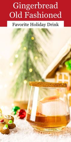 gingerbread old fashioned favorite holiday drink