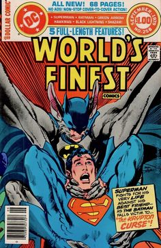 the cover to world's finest comic book