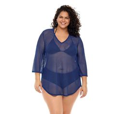 Whether you're poolside or at the beach, you'll love this women's sheer swim cover-up tunic by Jordan Taylor.Finding the perfect fit and size for women's clothing requires basic measurements of your chest, waist, hips and inseam. Use this guide to learn more about sizing and everything Kohl's has to offer in women's fashion. Whether you're poolside or at the beach, you'll love this women's sheer swim cover-up tunic by Jordan Taylor. Finding the perfect fit and size for women's clothing requires Jordan Taylor, Mesh Cover Up, Swimsuit Cover Ups, Swim Cover, At The Beach, Herringbone, Womens Swim, Fabric Care, Bell Sleeves