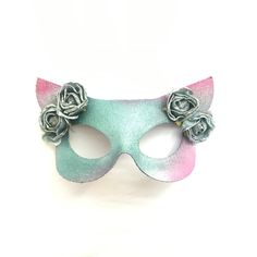 Kids fun face mask with glitter and roses in unicorn colors! Great fun masquerade mask for children! Base Material - Light weight felt base with shimmer. Comes with matching Ribbons. S H I P P I N G - Processed same day or within 24 hours. 1-2 day guaranteed delivery services offered, add items to cart and click on shipping tab for rates. Pls leave a check out note with your need date & contact number (especially for expedited and custom orders) Msg for delivery time frames (Include your sta Fun Masks For Masquerade And Carnival, Fun Masks For Masquerade Carnival, Fun Masquerade Masks For Carnival, Fun Party Masks For Carnival, Fun Carnival Party Masks, Novelty Masks For Carnival Party, Themed Party Eye Mask, Carnival Masks As A Gift With Adjustable Fit, Adjustable Masks For Carnival Gift