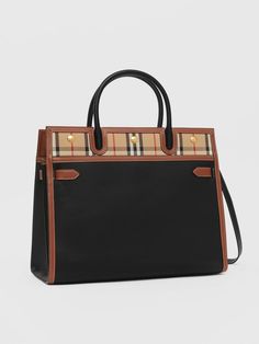 Women’s Bags | Check & Leather Bags for Women | Burberry® Official Burberry Shoulder Bag, Luxury Tote Bags, Designer Shoulder Bags, Tote Bag Leather, Pocket Bag, Designer Gifts, Burberry Bag, Tote Bag Design, Leather Satchel