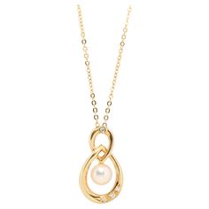 An amazing addition to your collection. Very rare 18k Yellow Gold MIKIMOTO Pearl and Diamond Drop Pendant. Pendant is 18k Mikimoto and Necklace chain 18k Unoaerro Details: 16in length chain 13mm by 22mm pendant 6.5mm akoya pearl 1.5mm diamonds 4.7grams total Pearl Diamond Necklace, Diamond Drop Pendant, Pearl And Diamond Necklace, Mikimoto Pearls, Akoya Pearls, Diamond Drops, Pearl Diamond, Drop Pendant, Necklace Chain