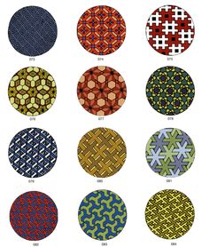 an image of different patterns in the form of circles