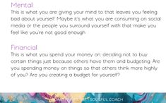 Create A Budget, Spending Money, Make You Feel, Budgeting, Mindfulness, Social Media, Make It Yourself