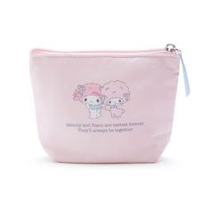 The best way to stay kawaii and organized at the same time is by using these cute pouches! You can store anything from small accessories, cosmetics, snacks, or even money. Make sure to keep any of these mini kawaii pouch bags on hand at all times so you don't forget anything important! This Sanrio pouch features a pastel illustration of My Melody and My Sweet Piano! Pink Cosmetic Storage With Removable Pouch, Pink Kawaii Bag With Zipper Pouch, Pink Kawaii Pencil Case For Storage, Cute Pink Pouch Pencil Case, Cute Portable Pencil Case For Storage, Kawaii Pink Cosmetic Bag For School, Pink Kawaii Cosmetic Travel Bag, Pink Kawaii Cosmetic Bag For School, Pink Kawaii Cosmetic Bag For Travel