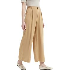 These Women High Waist Casual Wide Leg Long Palazzo Regular Trousers have a stunning design. Excellent fabrics like spandex and polyester were used to make these. These are fantastic in the summer. Due to their solid pattern, these palazzo pants are more alluring and demanding. These wide-leg pant styles are both very comfortable and stylish. These are easily washable with a washing machine and available in many different color options. Specifications: Material: Polyester, Spandex Fit Type: Regu High-waisted Elastane Wide Leg Pants For Summer, Summer Pants With Pockets In Elastane, Summer Wide Leg Elastane Pants, Summer Wide Leg Elastane Pants For Work, Casual Beige Elastane Pants, Casual Spring Wide Leg Elastane Pants, Casual Wide Leg Elastane Pants For Spring, Summer Stretch Wide Leg Elastane Pants, Stretch Wide Leg Elastane Pants For Summer