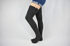 Knitted alpaca long socks are warm and comfortable to wear at home or outside. It is a great idea for cold legs at home. You can choose two types of yarn: 100% alpaca or Drops yarn (65% wool and 35% alpaca). It is length of foot from heel to toe. EU size---Lenght cm-----Lenght inch 36-37-------21-22--------------8.5'' 38-39------23-24--------------9.5'' 40-41-------25-26--------------10'' 42-43-------27-28--------------11'' 44-45-------29-30------------11.5'' Drops yarns are made from 65% Peruvi Comfortable Fitted Warm Knee-high Socks, Comfortable Knitted Knee-high Socks, Comfortable Cozy Knee-high Socks, Cozy Comfortable Knee-high Socks, Comfortable Over-the-knee Socks, Comfortable Fitted Over-the-knee Socks, Casual Gray Knee-high Stockings, Warm Knee-high Socks, Legs At Home