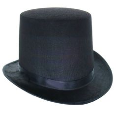 PRICES MAY VARY. One size fits most adults Approximately 22 1/4" around inside of hat Top hat is approximately 6" tall Made of hard felt fabric Perfect addition to Halloween Costumes, Cosplay, Dress Up accessory, and much more GIFTEXPRESS Black Magician Felt Hat 
Giving a perfect touch of magic with this Magician Hat. 
It is made of hard felt fabric, and dressed with black satin ribbonribbon around the hat band and brim. 
One size fits most Adults Adjustable Brimmed Felt Costume Hat, Adjustable Brimmed Felt Hat For Costume, Themed Fitted Hat For Cosplay, Fitted High Crown Costume Hats For Themed Events, Fitted High Crown Costume Hats And Headpieces, Fitted Gothic Costume Hats And Headpieces For Themed Events, Fitted Gothic Costume Hats For Themed Events, Black Brimmed Top Hat For Halloween, Fitted High Crown Hats For Themed Events