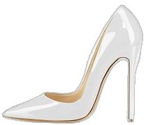 White Heels With Sculpted Heel For Events, White Fitted Wedding Shoes, White Round Toe Court Shoes For Party, Glamorous White Heels With Sculpted Heel, Cocktail Wedding Shoes With 4-inch Heel And Closed Toe, Elegant High Heel Cocktail Shoes, Elegant High Heel Cocktail Wedding Shoes, White Closed Toe Court Shoes For Party, White 4-inch Heels For Cocktail