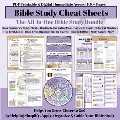 the bible study guide for children and adults, includes an all - in - one book