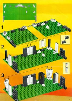 the instructions for how to build a lego set