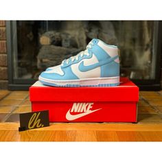 Thank You For Considering Our Store! We Appreciate Your Business And Support! Nike Dunk High “Blue Chill" Athletic Sneakers Men’s / Youth Size 6 Women’s Size 7.5 Brand New With Box Guaranteed 100% Authentic! Dd1399-401 Reach Out Before Submitting An Offer Since We Have This Item Listed Elsewhere & Want To Make Sure We Don’t Oversell! We Consider All Reasonable Offers! With That Said, We Invite You To “Watch" Our Items To Receive Special Offers Sent Directly To You! Thank You For Visiting! Follow Sporty Blue High-top Sneakers With Gum Sole, Custom Nike Sneakers With White Rubber Sole, Custom High-top Sneakers With Boost Midsole, Custom Blue Mid-top Sneakers With Rubber Sole, Blue Mid-top Custom Sneakers With Rubber Sole, High-top Custom Sneakers With Boost Midsole, Blue Mid-top Sneakers With Rubber Sole, Sporty Blue Sneakers With Medium Fit, Blue High-top Custom Sneakers With Rubber Sole