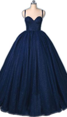 Prom Ball Gown With Fitted Bodice And Spaghetti Straps, Prom Ball Gown With Spaghetti Straps And Fitted Bodice, Elegant Spaghetti Strap Ball Gown For Prom, Spaghetti Strap Ball Gown With Fitted Bodice For Prom, Fitted Ball Gown With Spaghetti Straps For Debutante Ball, Fitted Spaghetti Strap Ball Gown For Debutante Ball, Elegant Ball Gown With Spaghetti Straps, Blue Gala Gown With Spaghetti Straps, Elegant Blue Gown With Spaghetti Straps