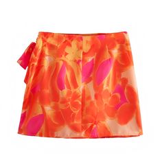 - 100% polyester - hand wash / air dry Orange Multi-Color Floral Patterned Slim Fit Ruffled Mid-Rise Mini Skirt Details: Beautiful multi-color floral patterned design Made of soft, comfortable fabric Easy to clean & maintain Made of durable fabric for long wear / use Yellow Button Up Shirt, Bright Skirt, Pencil Skirt Fashion, Rush Week, Week Outfits, Adele Dress, Skirt Details, Banquet Dresses, Skirt High Waist