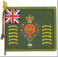 a flag with the british royal crest on it