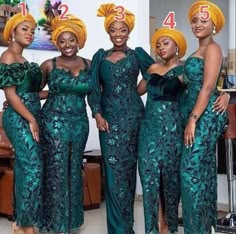 Dress Lace Bridesmaid Dresses Ghana, Yoruba Bridesmaid Dresses, Latest Aso Ebi Styles 2023, Simple Nigerian Wedding Guest Outfit, Traditional Bridesmaid Dresses African, Asoebi Lace Styles For Wedding, Green Asoebi, Nigerian Bridesmaid Dresses, Emerald Green Lace Dress