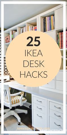 the top 25 ikea desk hacks