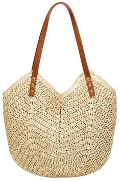 PRICES MAY VARY. Material: Mainly made of durable straw, polyester lining, hand woven, cute, playful and eye-catching. Style: retro straw style, hollow design, natural, chic, casual style beach bag will make girls love it! Size: Top Width: 16.5 inches, Bottom Width: 10.2 inches, Height: 13.8 inches. The main bag with a small inner pocket allows you to store some small daily items such as wallet, mobile phone, umbrella, swimming goggles, cards, cosmetics and more. Straw Beach Bags are classic, li Phone Umbrella, Straw Beach Bags, Beach Handbag, Straw Purse, Classic Tote Bag, Beach Shopping, Straw Beach Bag, Straw Tote Bag, Woven Tote Bag