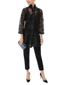 Rita Black Deco Sheer Lace Top | Connie Roberson | Halsbrook Sleeveless Silk Blouse, Weddings Dress, Sheer Lace Top, Outdoor Weddings, Sheer Fabrics, Embroidered Lace, Sheer Lace, Luxury Fabrics, Chic Design